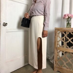 OPENING CEREMONY U-shaped slit skirt